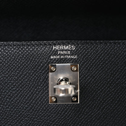 Hermes Epsom Kelly Sellier 25 Black 6 of 10