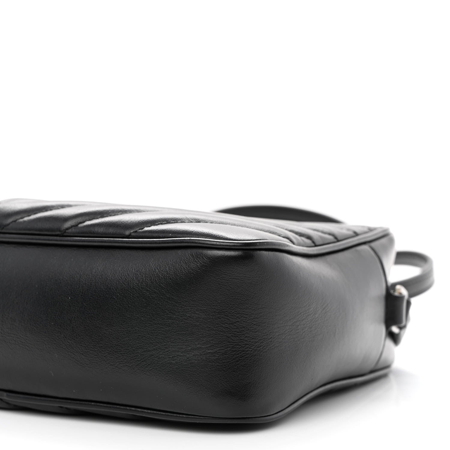 Saint Laurent Calfskin Matelasse Monogram Lou Camera Bag Black 10 of 10
