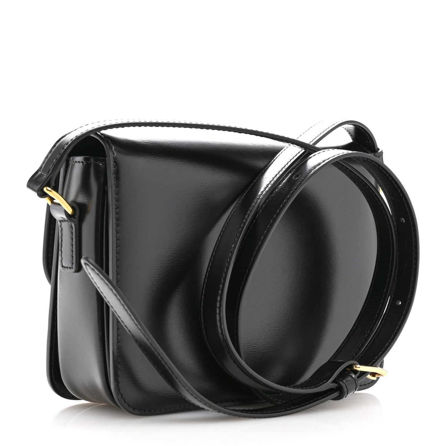 Shiny Calfskin Teen Triomphe Black