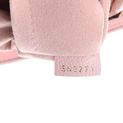 Louis Vuitton Empreinte Monogram Giant By The Pool Marshmallow Hobo PM Bouton De Rose 9 of 11