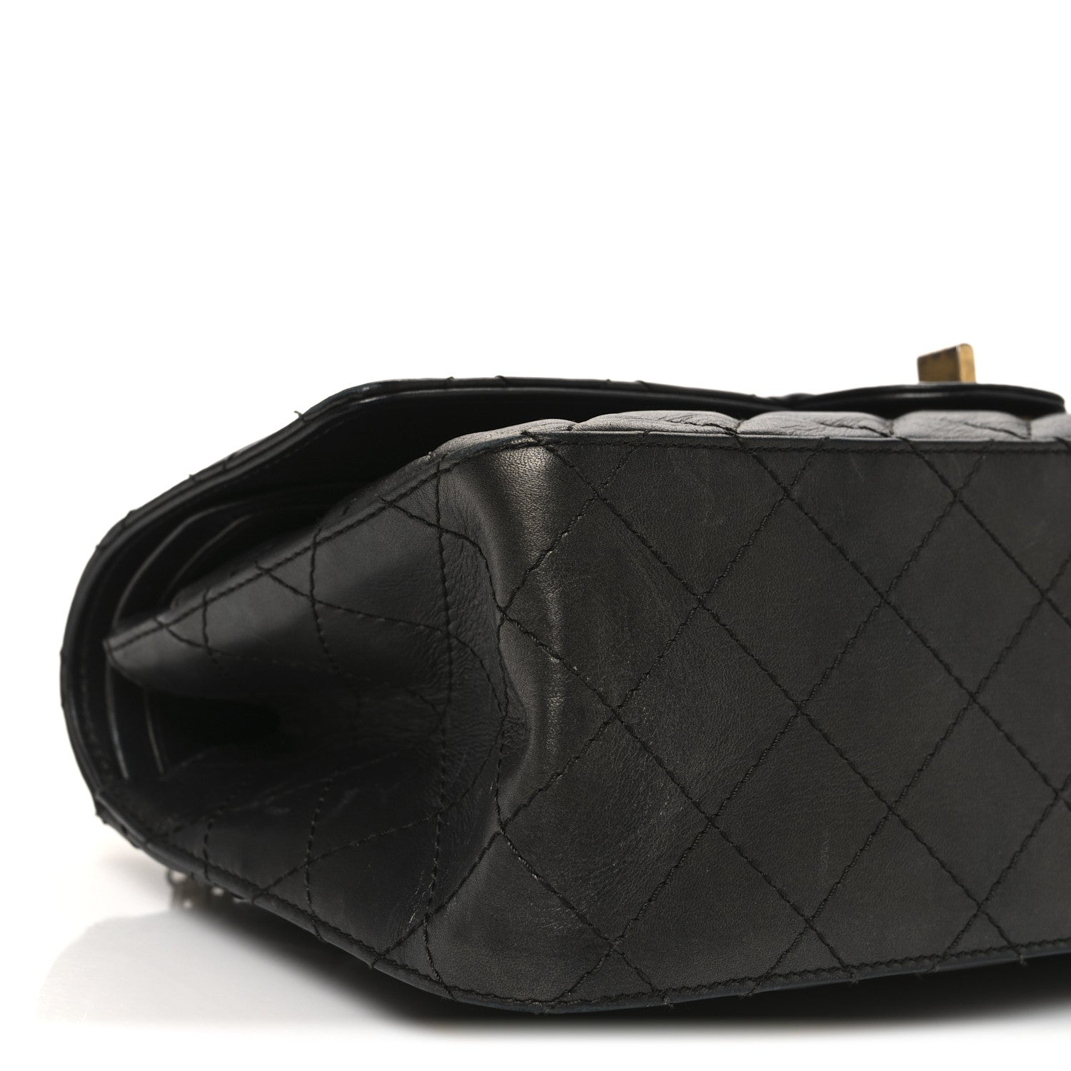 Chanel Metallic Calfskin Quilted 2.55 Reissue 226 Flap Charcoal 9 of 12