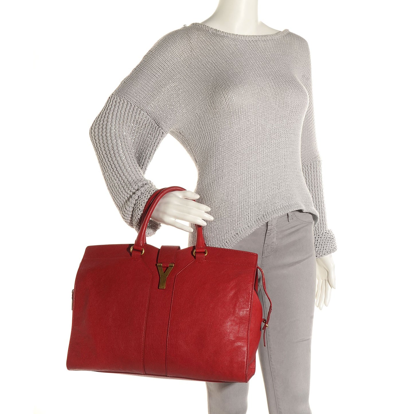 Sheepskin Large Cabas ChYc Red