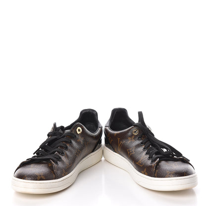 Louis Vuitton Patent Monogram Frontrow Sneakers 38 5 of 10