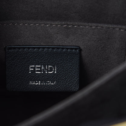 Fendi Vitello Catalan Mirror Scalloped Multi Studded Small Kan I Shoulder Bag Fuxia Chiaro 6 of 13