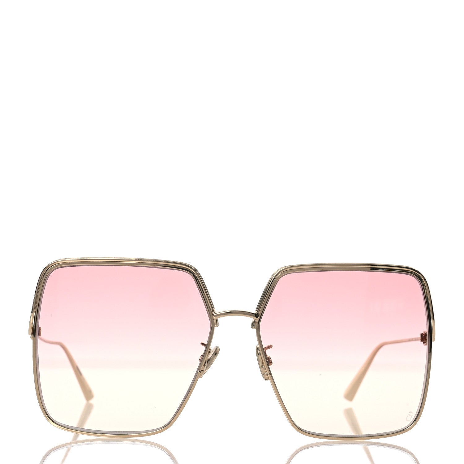 Christian Dior Metal EverDior Square Sunglasses Rose Gold 2 of 8