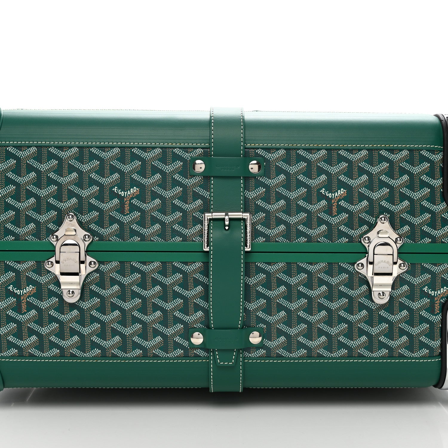 Goyard Goyardine Bourget PM Green 8 of 10