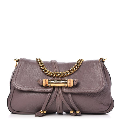 Gucci Calfskin Bamboo Croisette Evening Bag Mauve 1 of 10