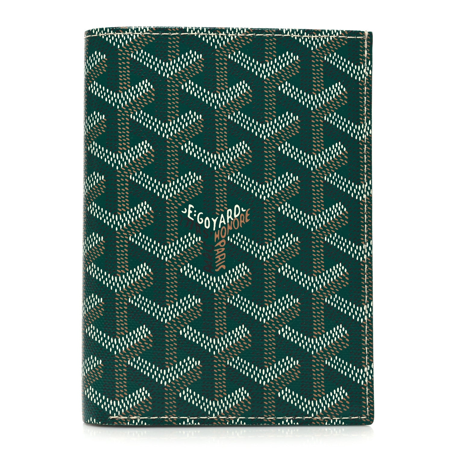 Goyard Goyardine Moliere Wallet Green 1 of 10