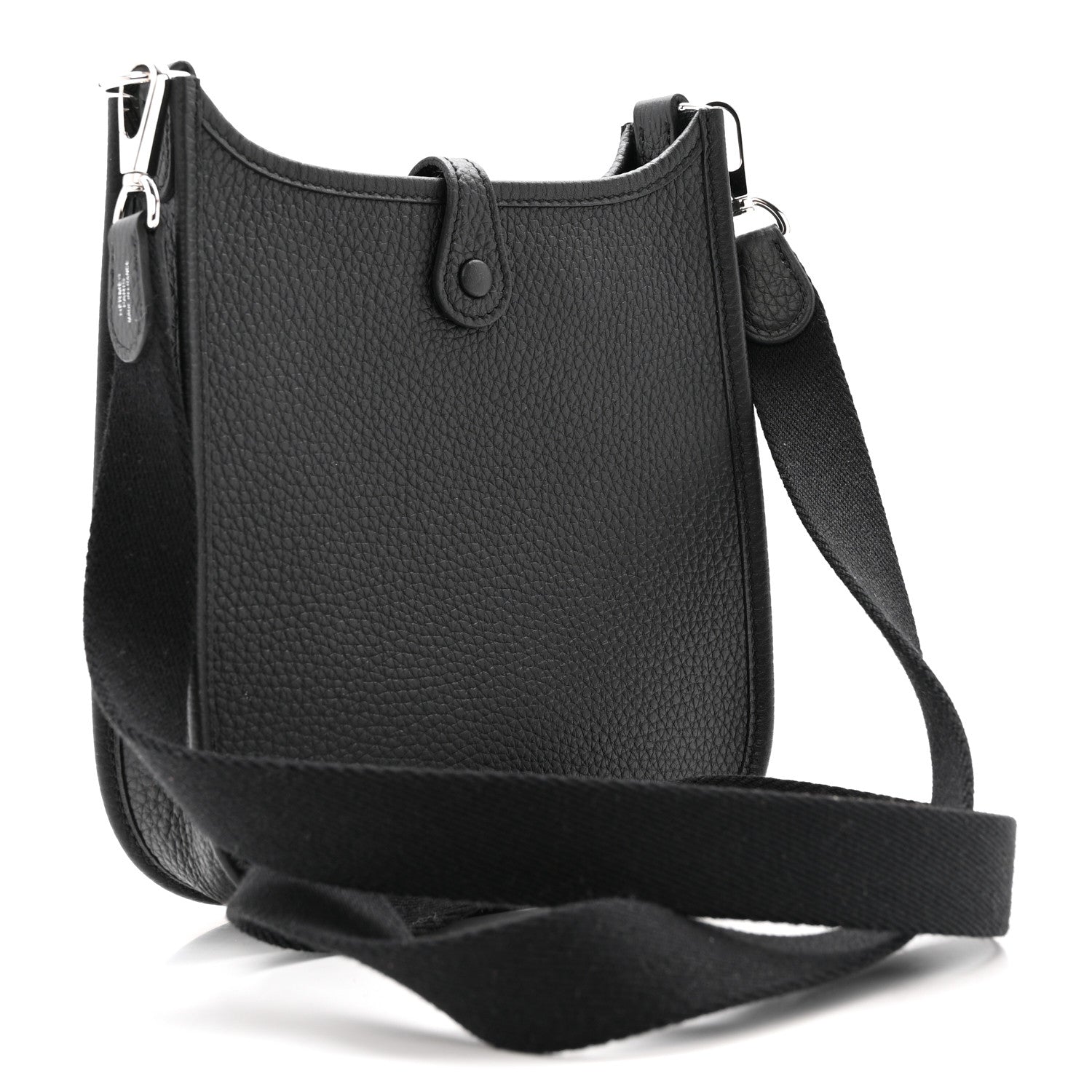 Hermes Taurillon Clemence Evelyne TPM Black 3 of 12