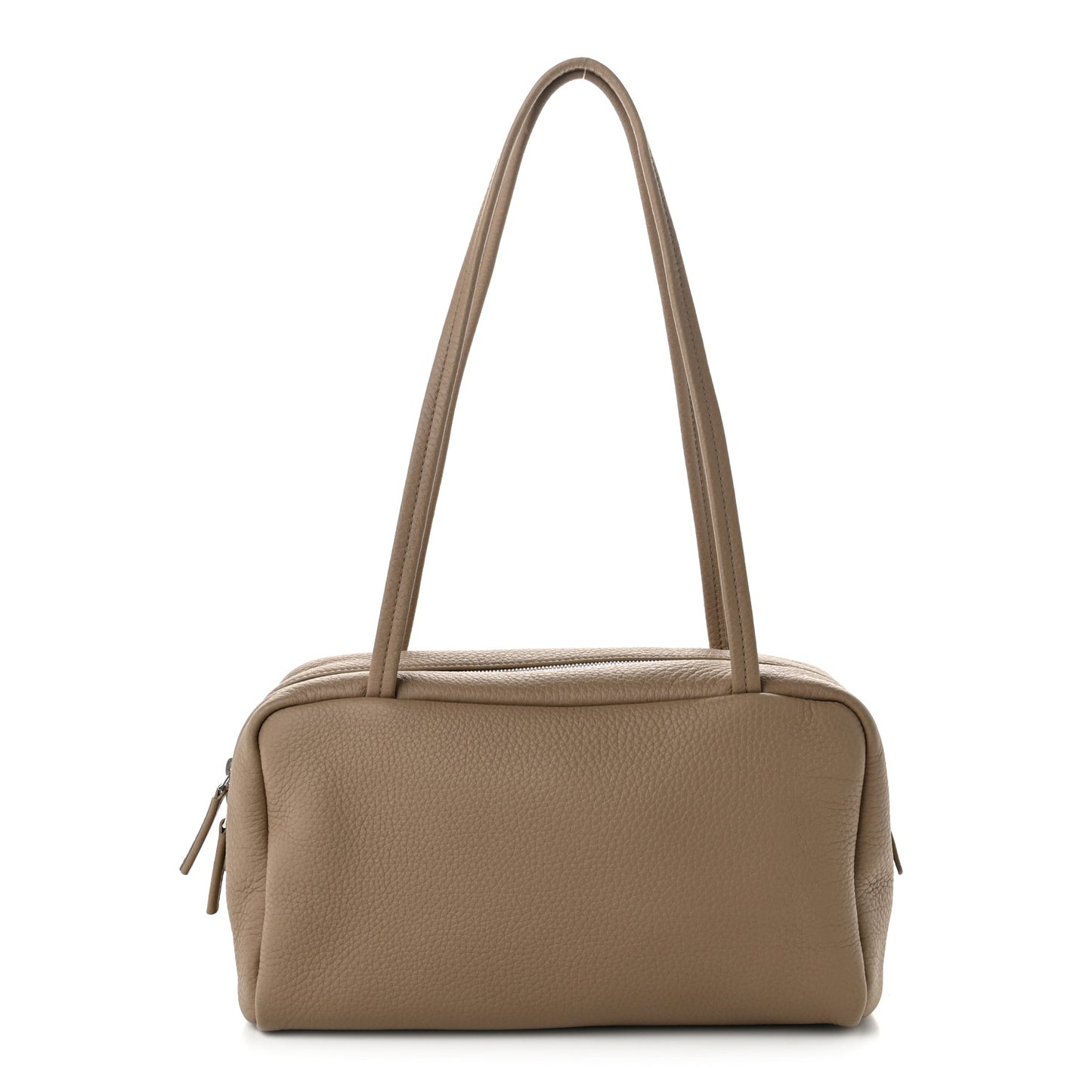 Grained Calfskin Astra Bag Dark Taupe