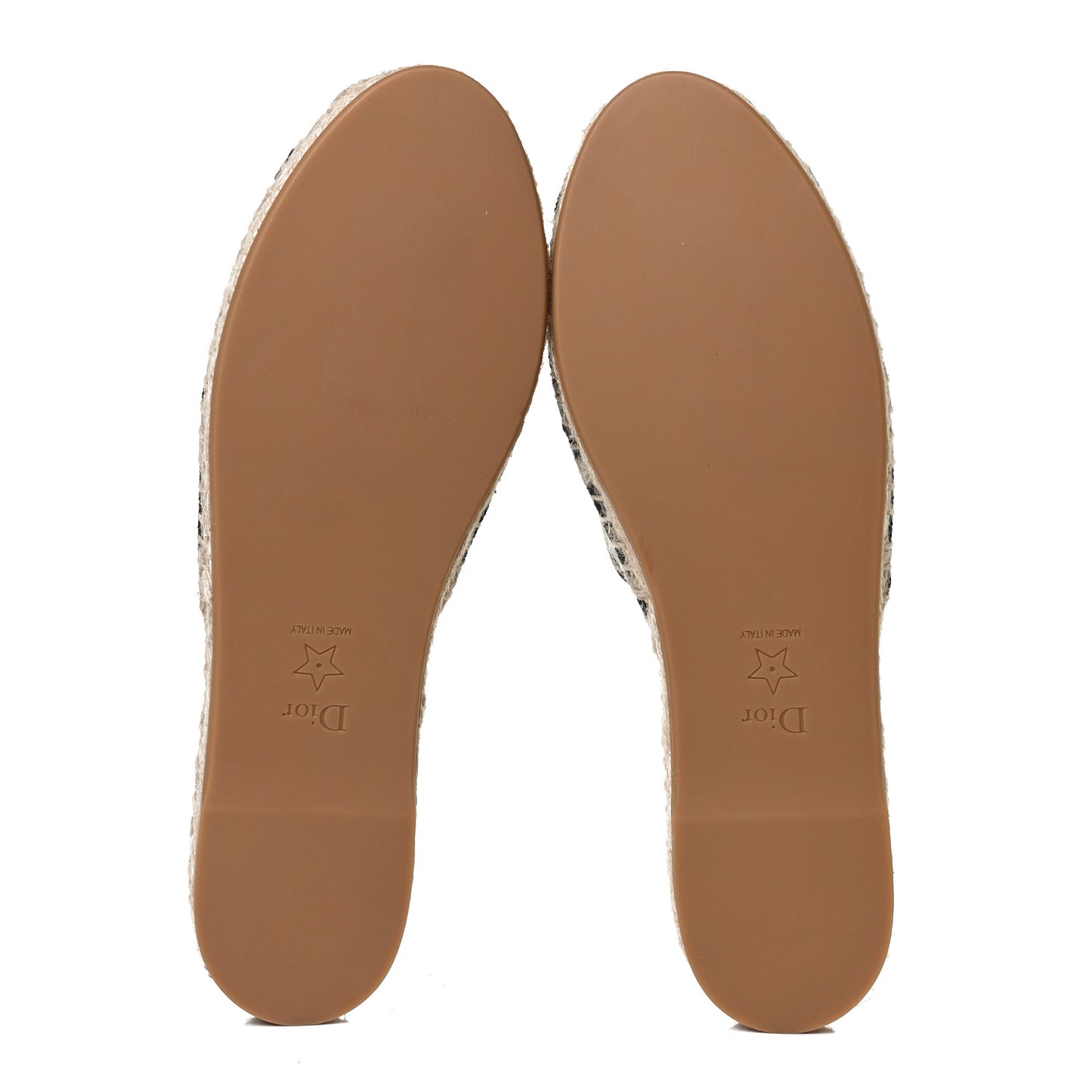 Oblique Embroidered Granville Espadrille 15mm Slippers 38.5 Deep Blue