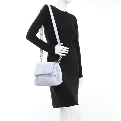 Givenchy Calfskin Small Pandora Pure Flap Bag Light Blue 2 of 10