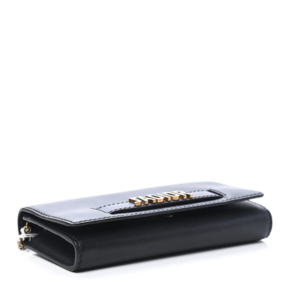 Christian Dior Smooth Calfskin J'adior Croisiere Chain Wallet Black 4 of 9