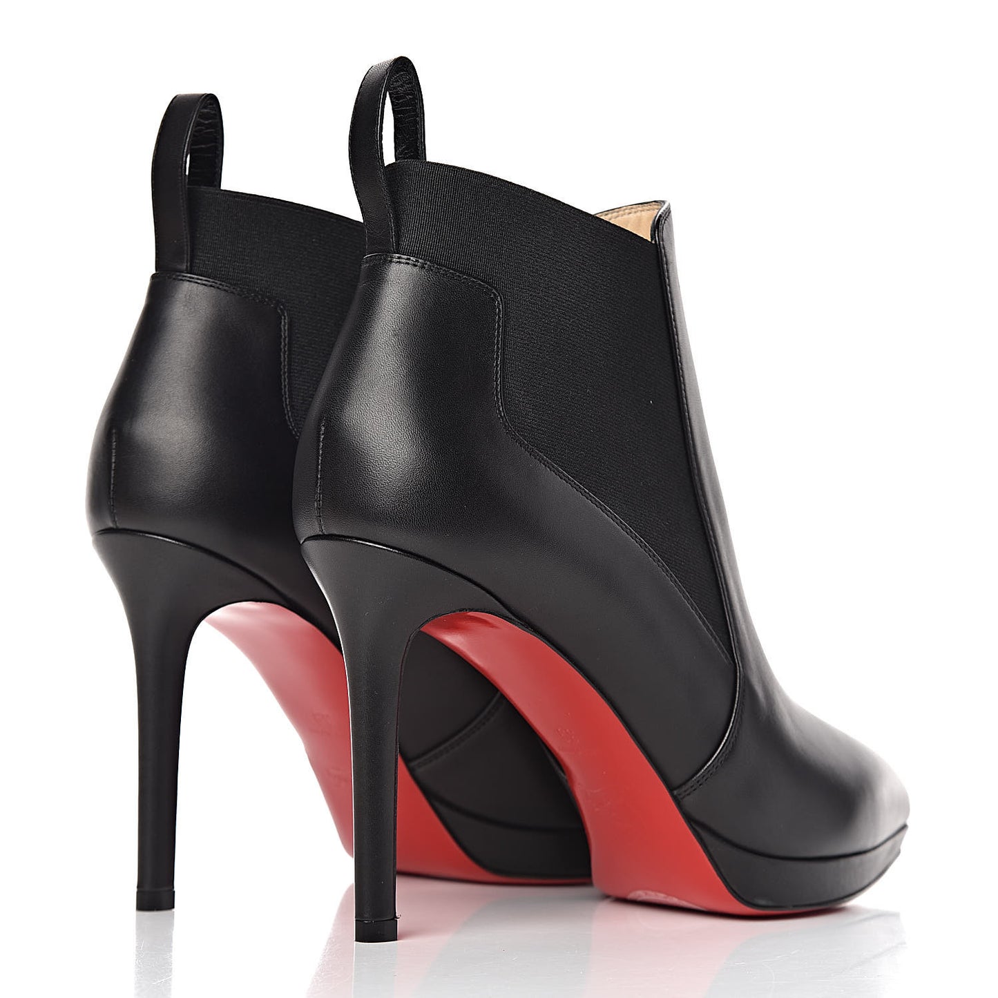 Calfskin Crochinetta 100 Ankle Boots 39 Black