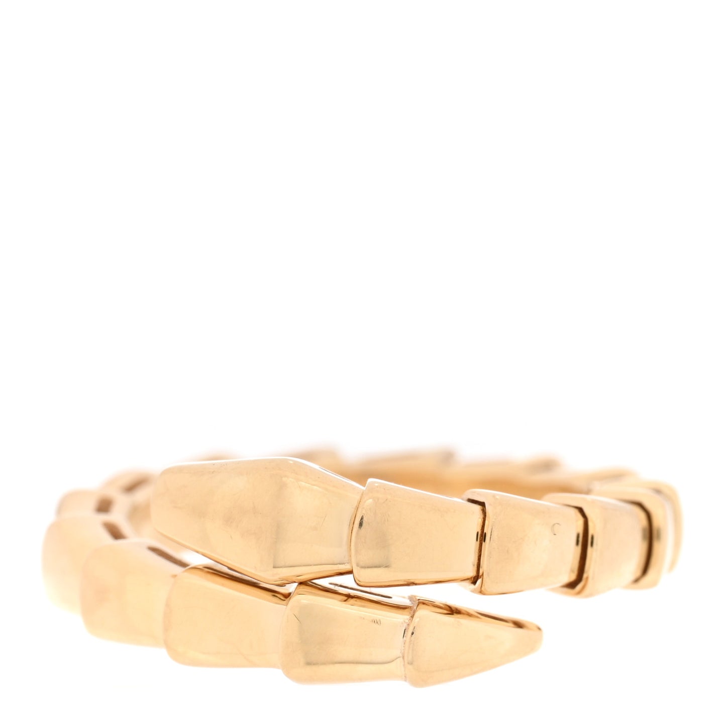 18K Yellow Gold Serpenti Viper Ring M