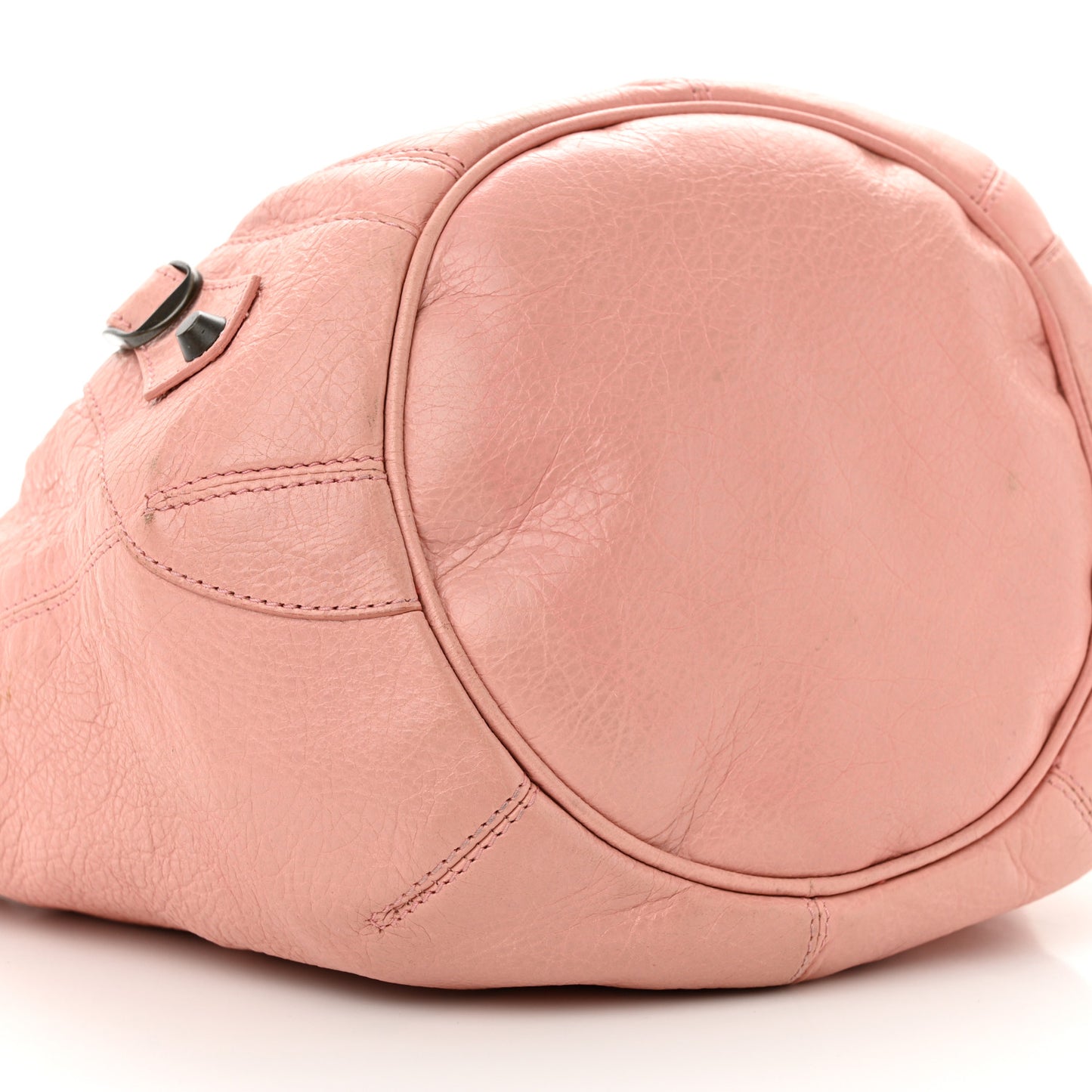 Agneau Classic Hardware Mini Pompon Rose Azalee