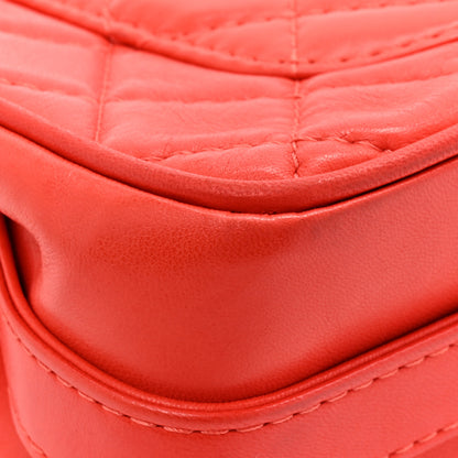 Chanel Lambskin Quilted Medium Icons Secret Label Flap Coral 11 of 12