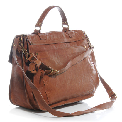 Proenza Schouler Lambskin Large PS1 Satchel Saddle 3 of 14