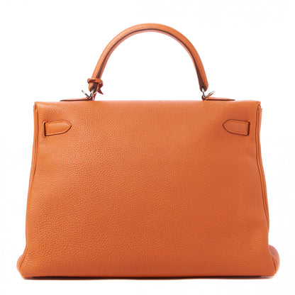 Hermes Togo Kelly Retourne 35 Orange 3 of 32