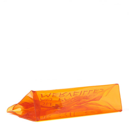 Hermes Vinyl Souvenir De L'Exposition Kelly Orange 3 of 7