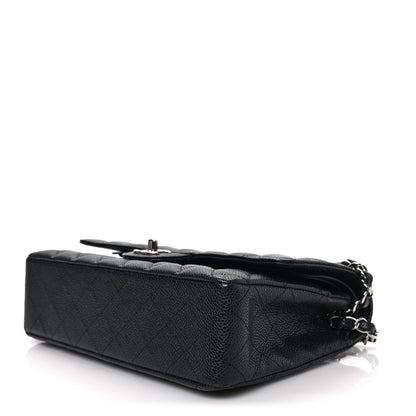 Chanel Caviar Quilted Medium Double Flap Black 8 of 8
