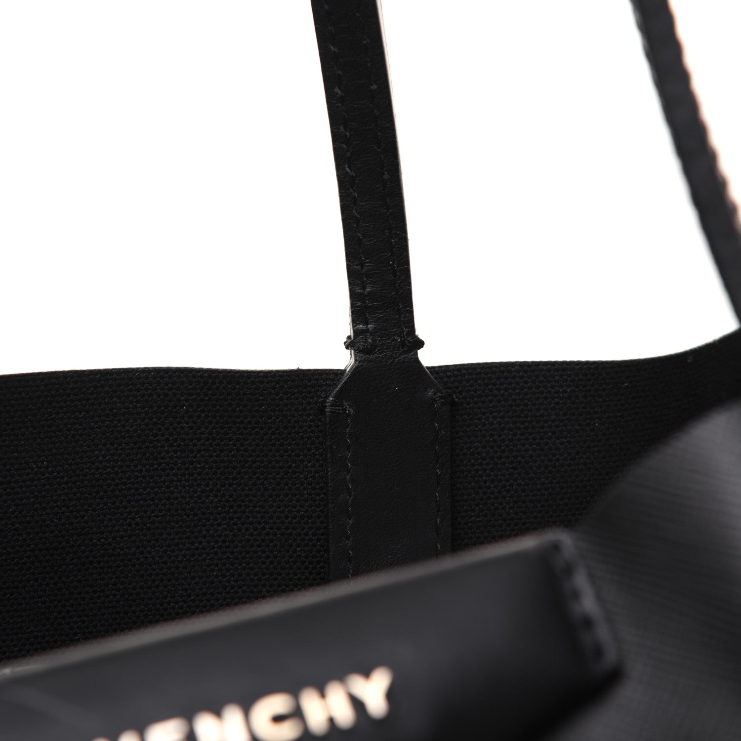 Givenchy Textured Coated Canvas Rottweiler Print Medium Antigona Tote Black 12 of 22