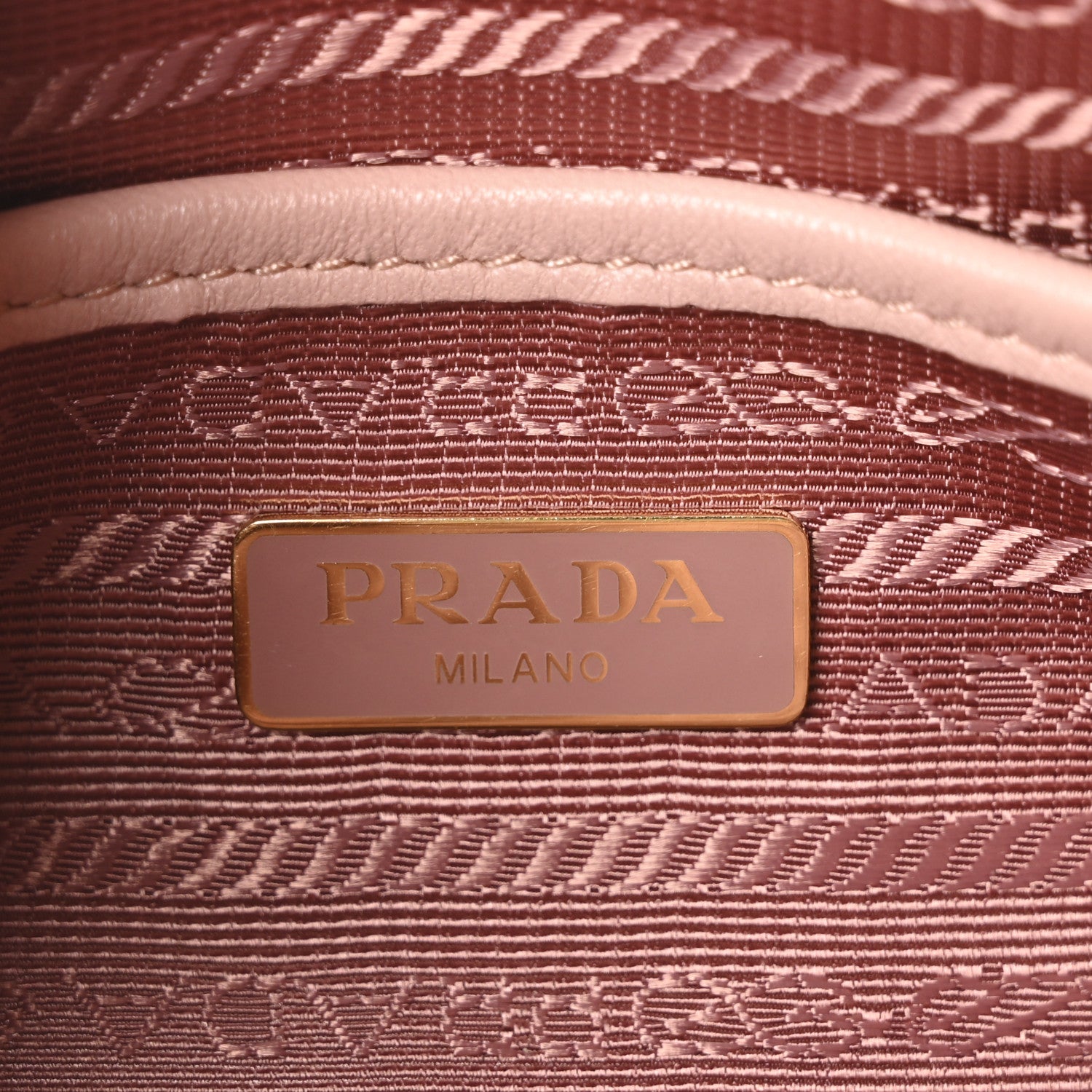 Prada Nappa Gaufre Camera Bag Cipria 6 of 10