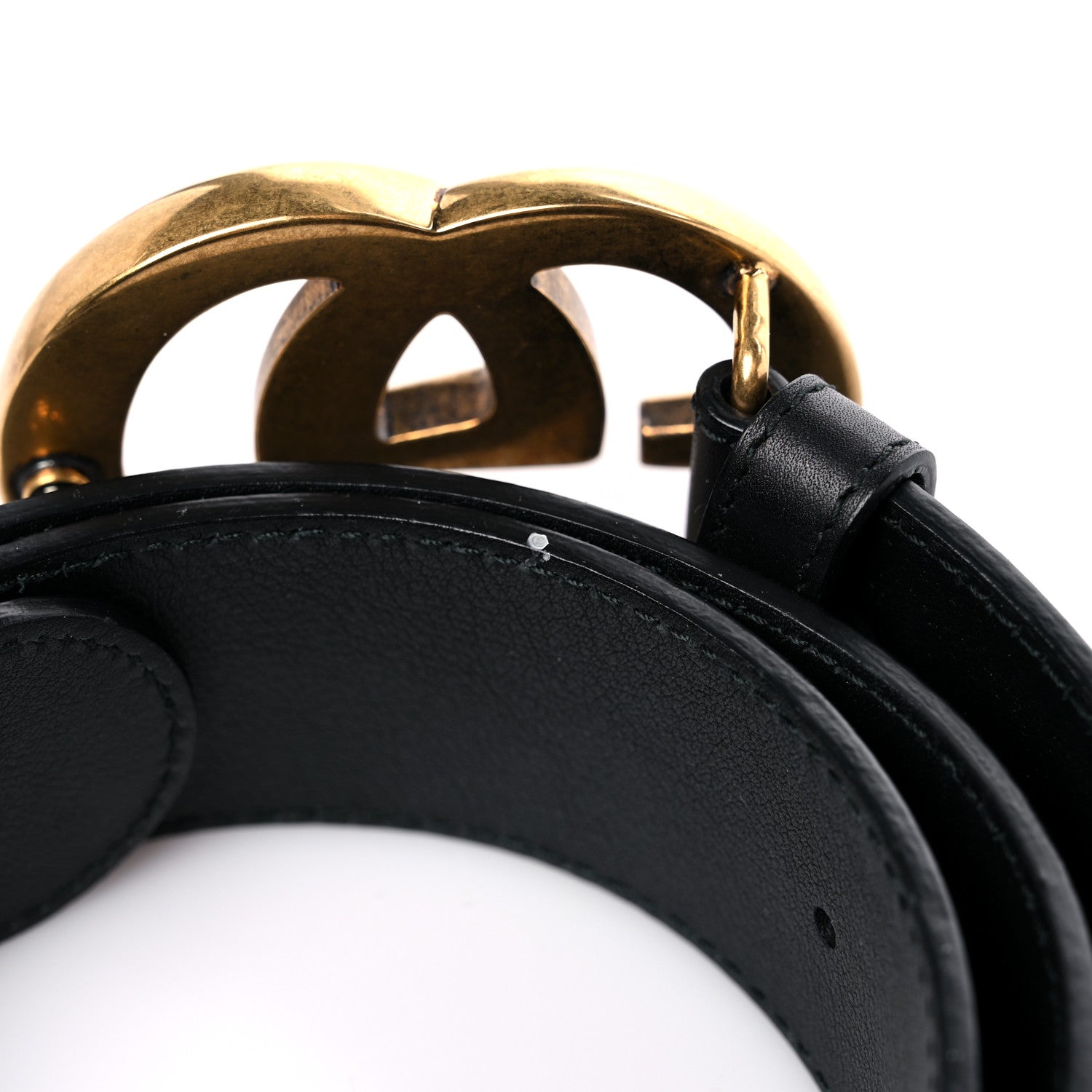 Gucci Calfskin Double G 40mm Belt 85 34 Black 5 of 5