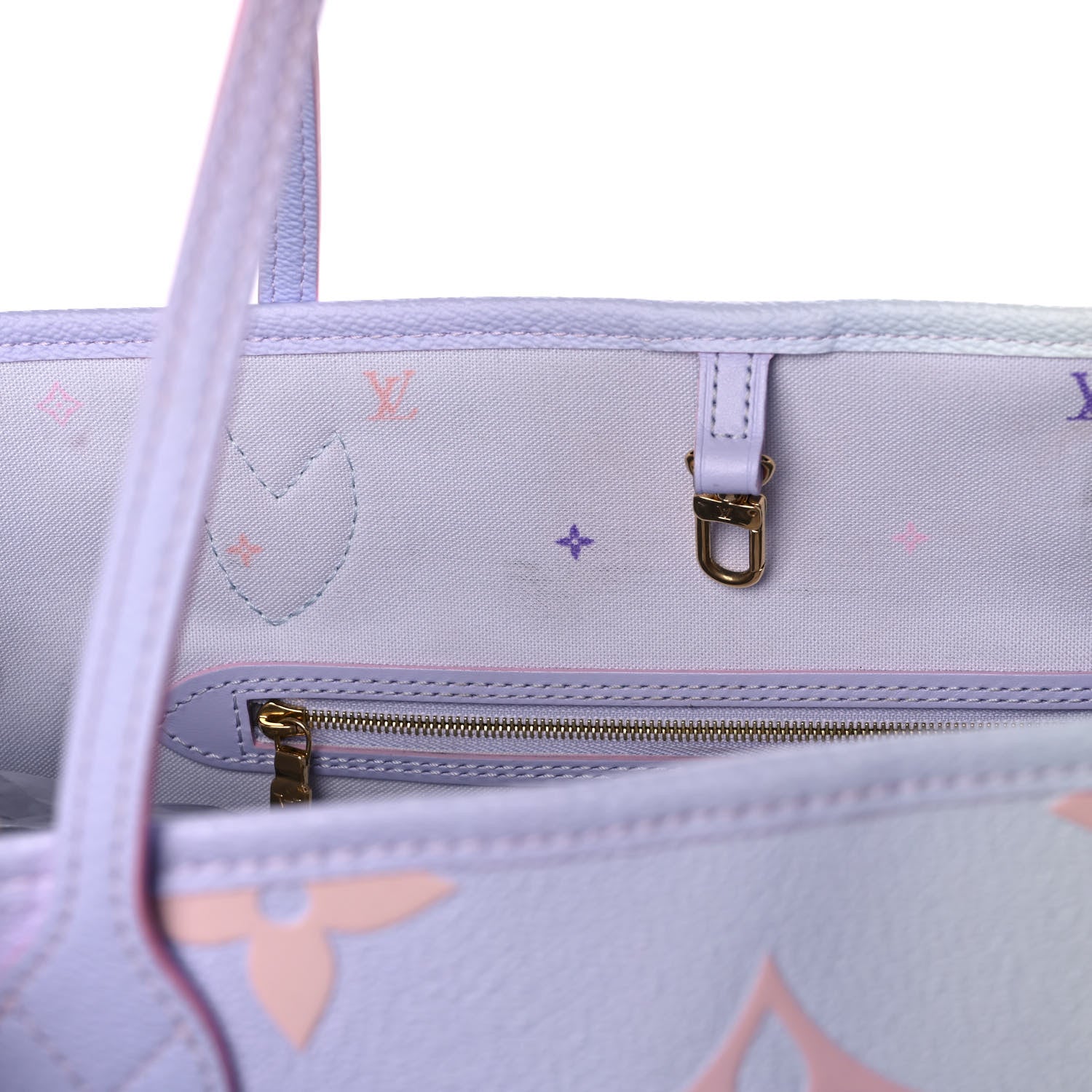 Louis Vuitton Monogram Giant Spring In The City Neverfull MM Sunrise Pastel 10 of 11
