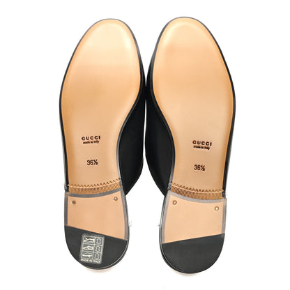 Gucci Calfskin Womens Princetown Slippers 36.5 Black 5 of 8