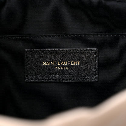 Saint Laurent Calfskin Matelasse Monogram Lou Camera Bag Dark Beige 6 of 9