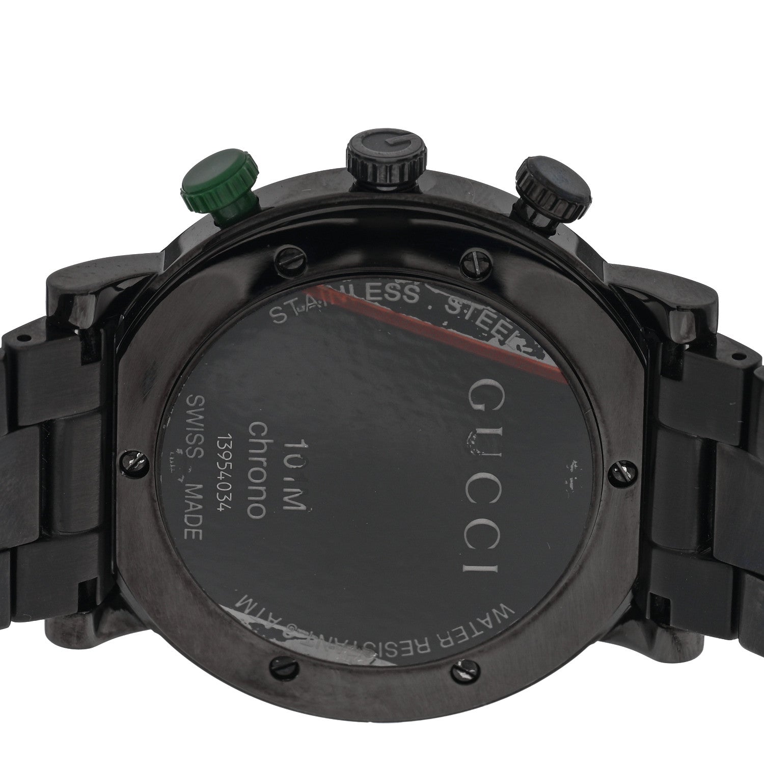 Gucci PVD Stainless Steel 44mm 101M G-Chrono Quartz Watch Black 4 of 5