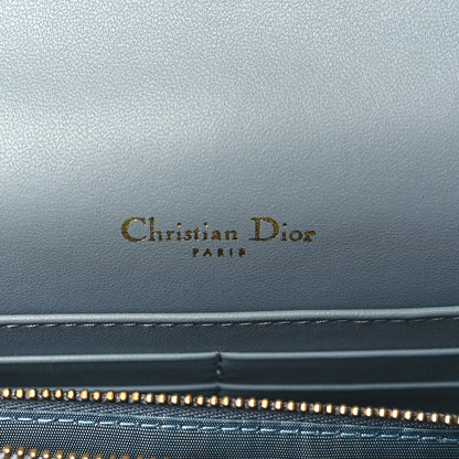 Christian Dior Lambskin Cannage Lady Dior Chain Pouch Cloud Blue 5 of 8