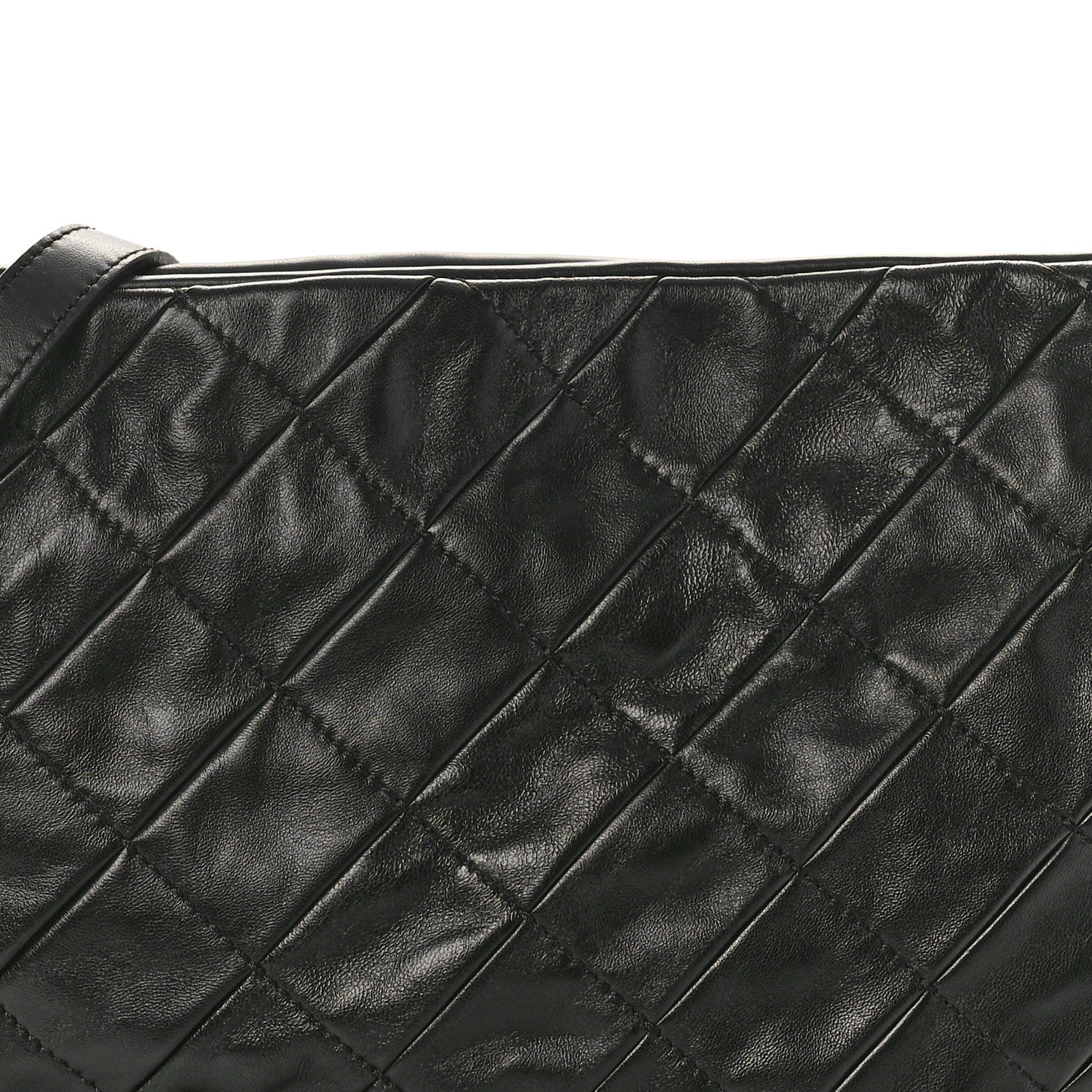 Loewe Nappa Pleated Small Flamenco Knot Bag Black 7 of 9