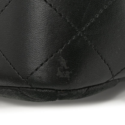 Chanel Lambskin Quilted Jumbo Double Flap So Black 11 of 15