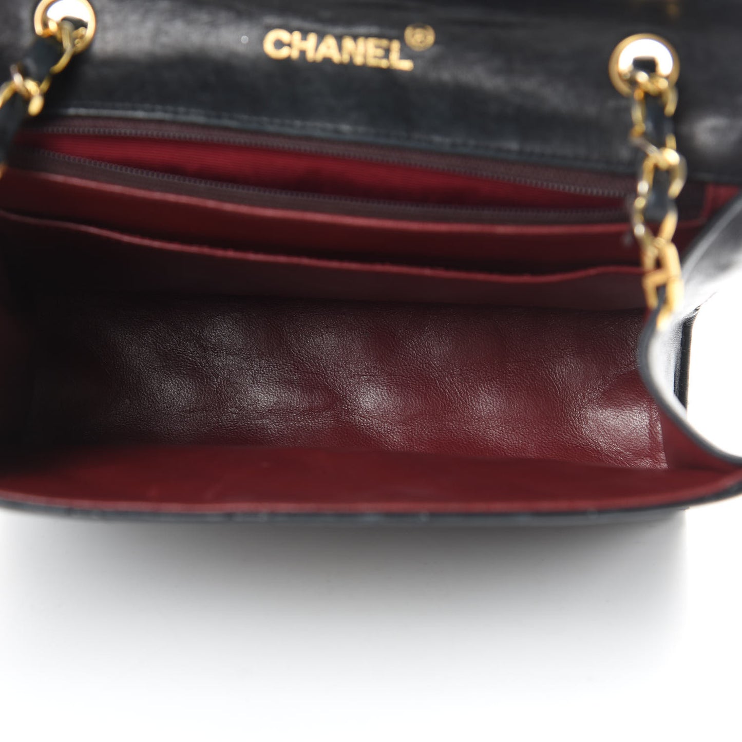 Lambskin Quilted Flap Bag Black