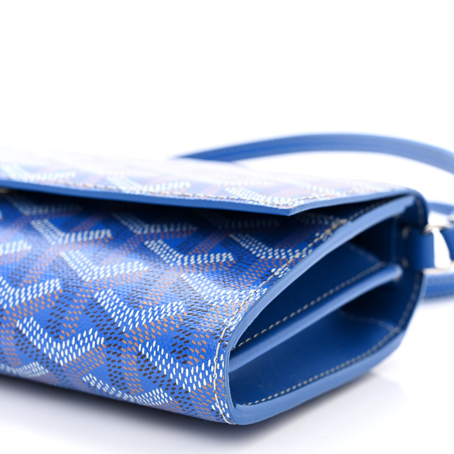 Goyard Goyardine Varenne Continental Wallet Sky Blue 10 of 10