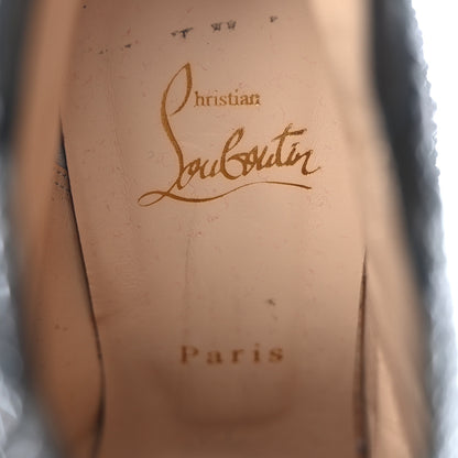 Christian Louboutin Calfskin Strass Rihanini 120 Booties 40 Black 8 of 12