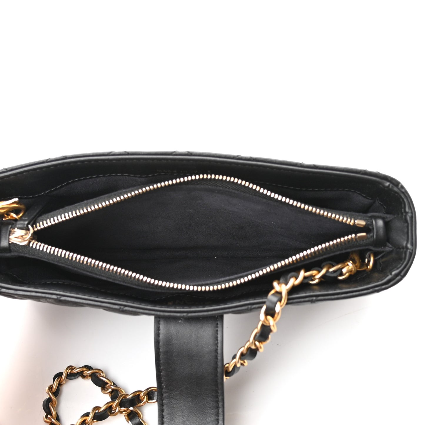 Aged Calfskin Lucky Charms 2.55 Reissue Mini Clutch With Chain Black