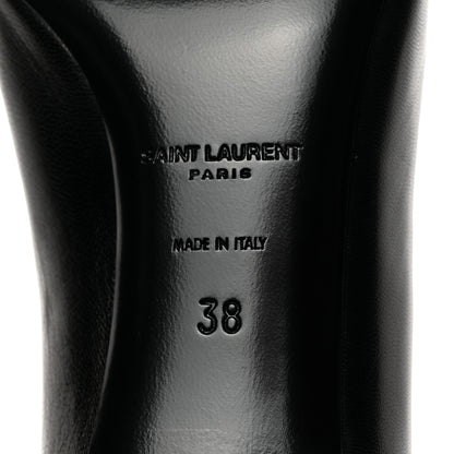 Saint Laurent Calfskin Anja 85 Pumps 38 Black 6 of 9