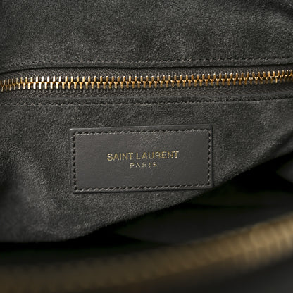 Saint Laurent Calfskin Classic Duffle 6 Earth 12 of 19
