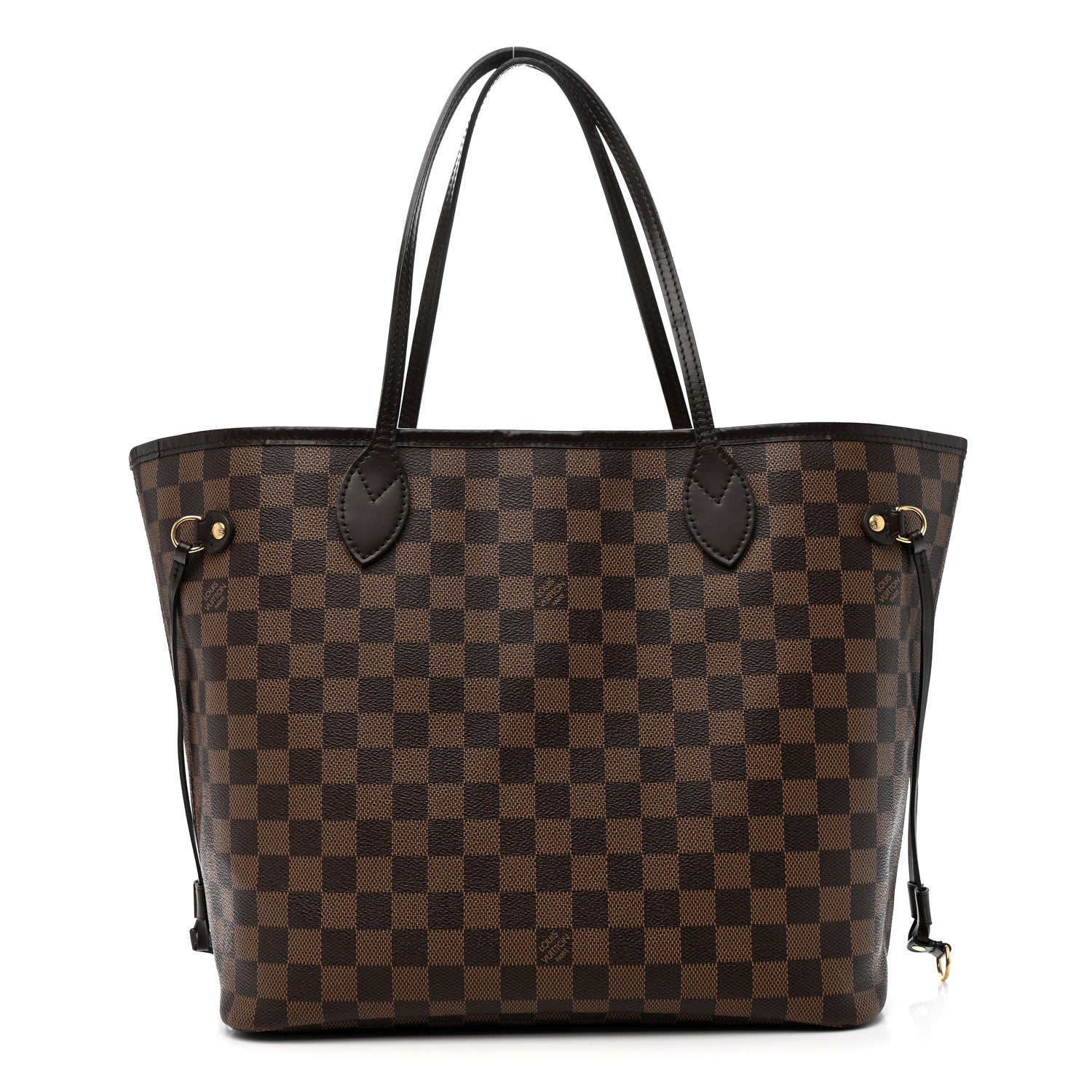 Louis Vuitton Damier Ebene Neo Neverfull MM Rose Ballerine 1 of 14