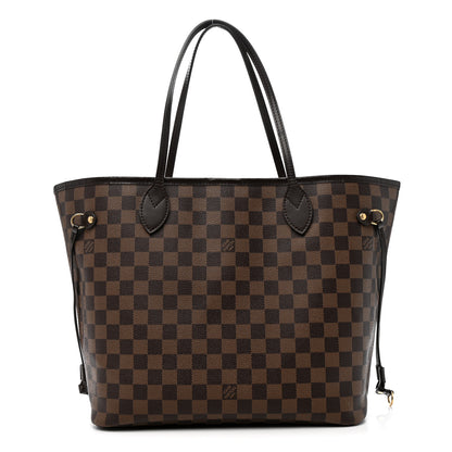 Louis Vuitton Damier Ebene Neo Neverfull MM Rose Ballerine 1 of 14