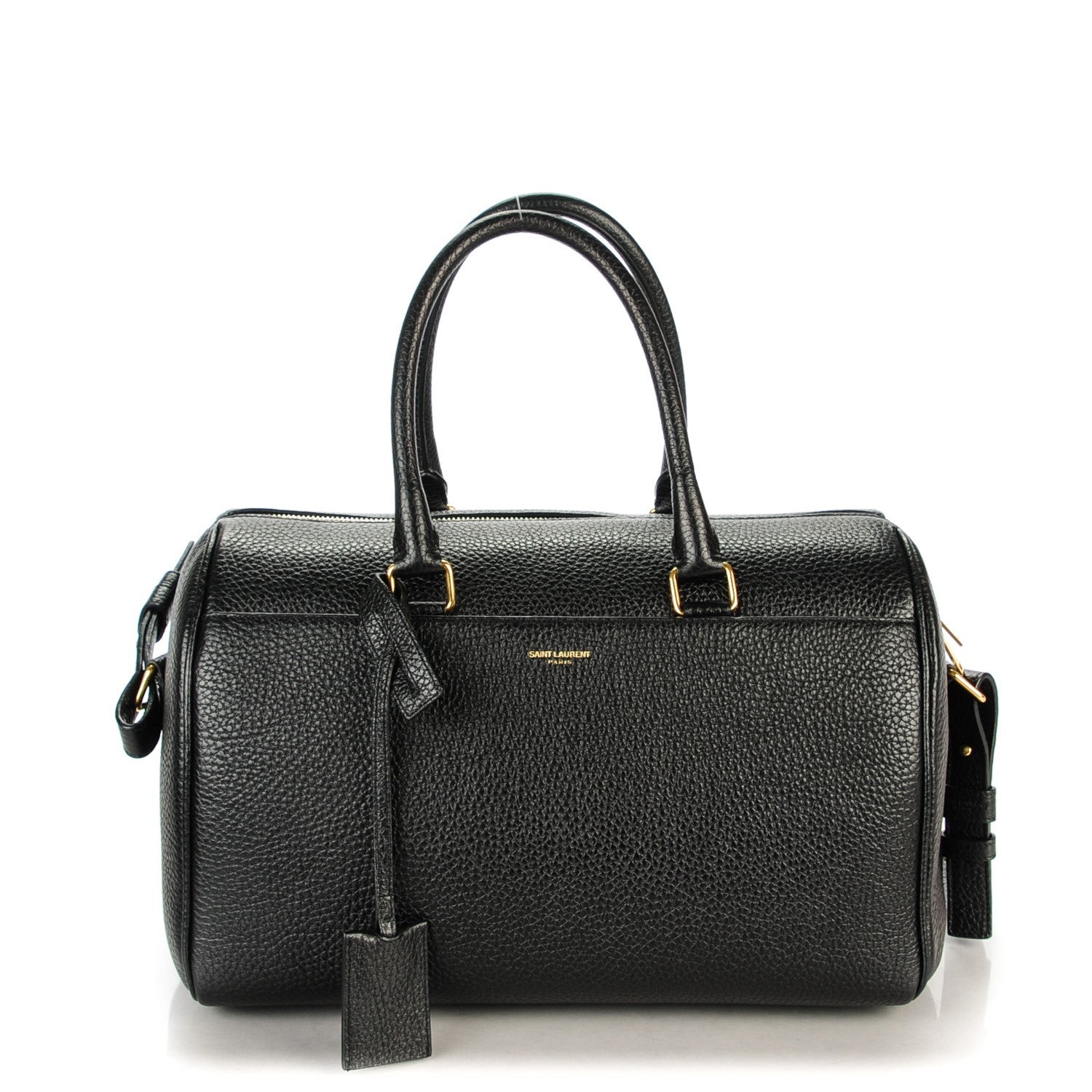 Saint Laurent Grained Calfskin Classic Duffle 6 Black 1 of 7