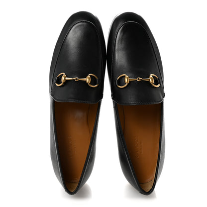 Gucci Calfskin Womens Jordaan Loafers 37 Black 2 of 10