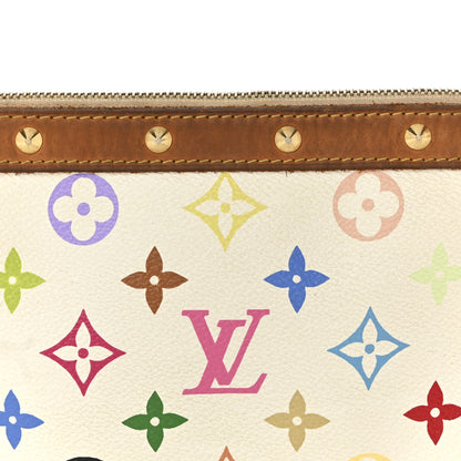 Louis Vuitton Monogram Multicolor Pochette Accessories White 8 of 12