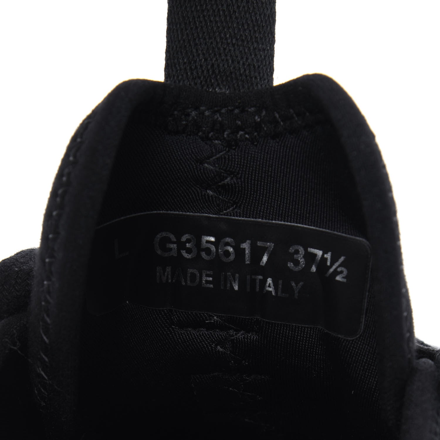 Chanel Velvet Calfskin Mixed Fibers CC Sneakers 37.5 Black 8 of 9