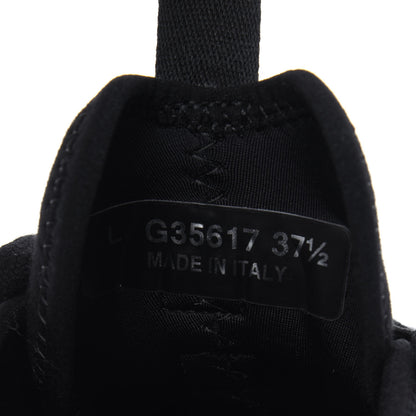 Chanel Velvet Calfskin Mixed Fibers CC Sneakers 37.5 Black 8 of 9