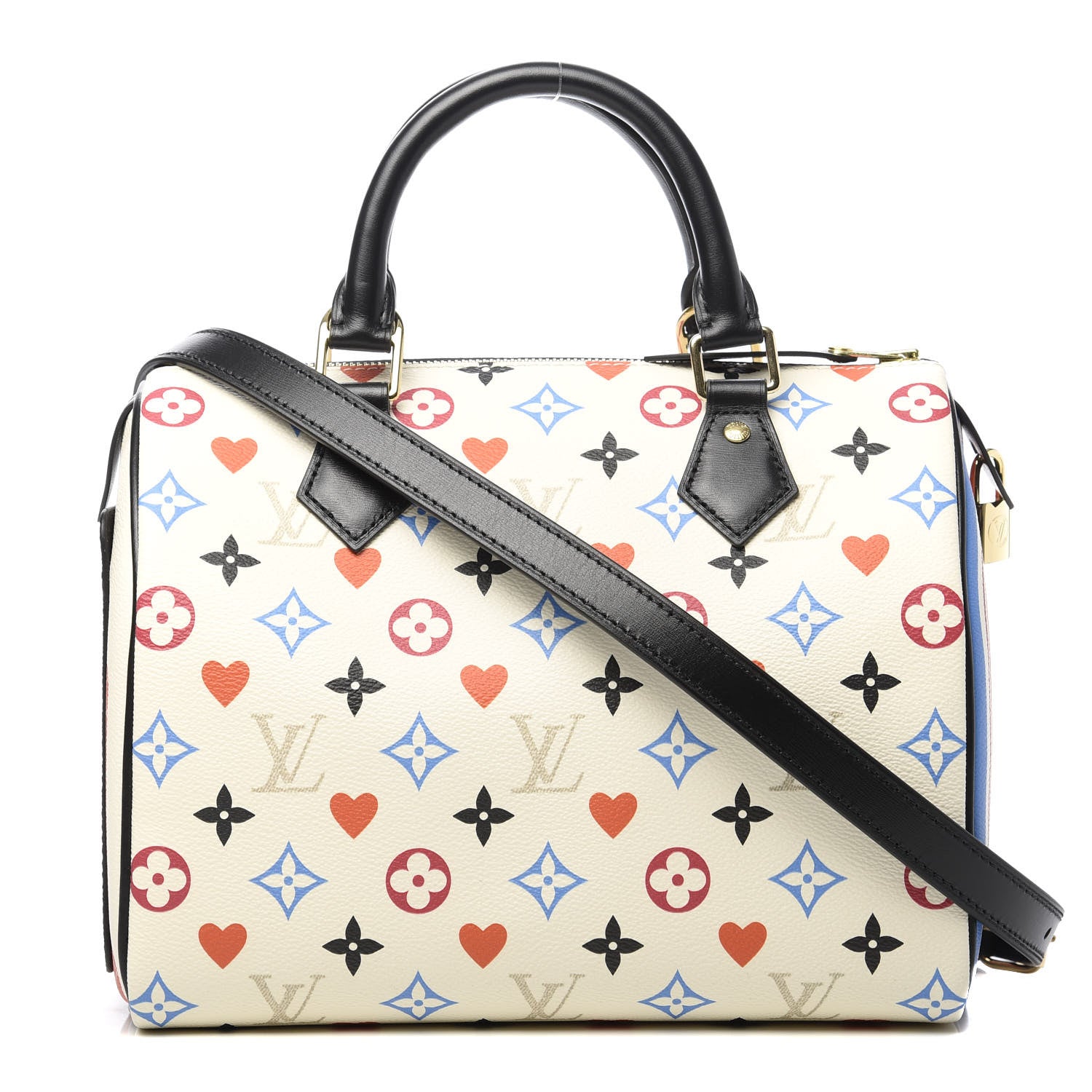 Louis Vuitton Game On Speedy Bandouliere 25 White 1 of 10
