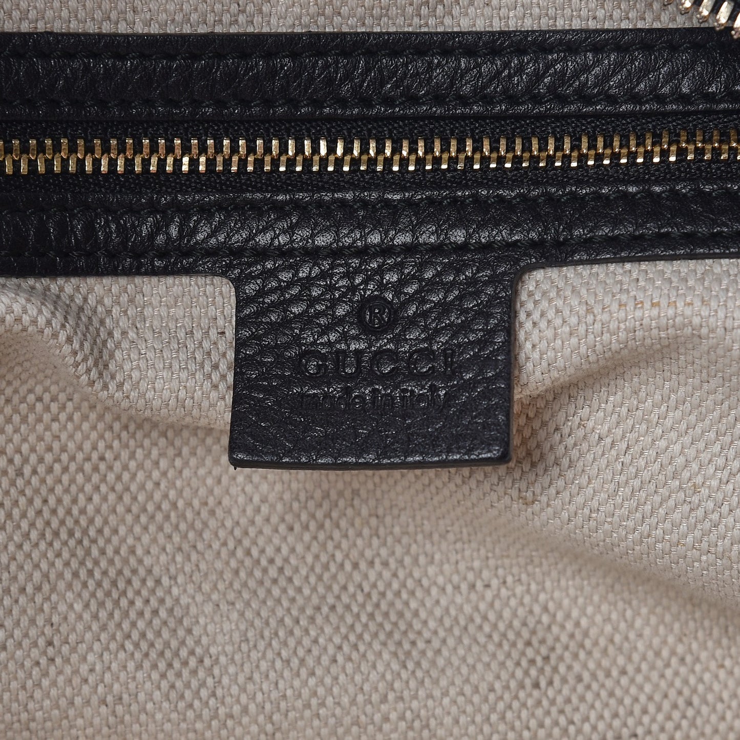 Pebbled Calfskin Soho Hobo Black